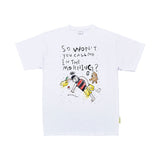 Messy room tee ( WHITE ) (6594953707638)