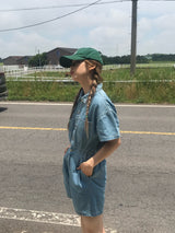Marina denim jumpsuit 