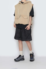 ワシショフードポケットベスト / WASHIHO hooded pocket vest
