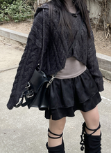 トッポギフードカーディガン / Tteokbokki hooded cardigan