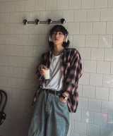 スプレッドボールドチェックシャツ (3 color)