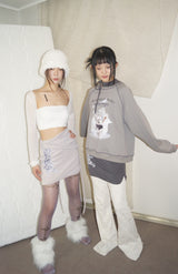 ハクオリエンタルスウェットシャツ / haku oriental sweat shirt [warm gray]