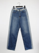 サイド グラス デニムパンツ / no.1778 side gras denim pants