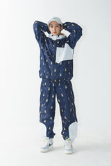 ロイヤルフリースミニベアラビットジョガーパンツ / BSR2223FWPT071 ROYAL FLEECE JOGGER PANTS MINI BEAR RABBIT NAVY