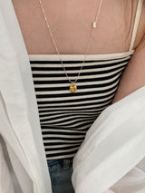 カヤハートネックレス / [925silver] Kaya heart necklace