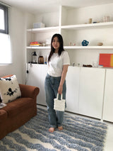 フルーツネットバッグ ミニ/fruit net bag mini (white)