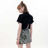 チューリップシャツ/Tulip Shirt [Black]