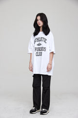 アスレチックオーバーサイズTシャツ /ATHLETIC OVERSIZED T-SHIRT WHITE