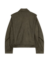 87-STAN029 [Vegan Suede]マルチプラックケットスエードジャケット
