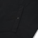 モノチェリーウーブンハーフプルオーバー／MONO CHERRY WOVEN HALF PULLOVER [BLACK]