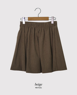 コーデュロイフレアミニスカートパンツ(2color)