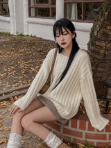 ボダストレートオーバーニット