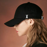 Matte stud over fit ball cap
