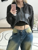 マルコクロップニットジップアップ
