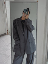 (UNISEX)ウェイトオーバーブレザー