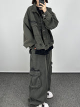 インディゴデニムトラッカージャケット / Indigo Denim Trucker Jacket