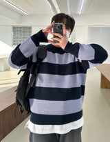 キャンディーデイリーダンガララウンドニット/[BEST]CANDY DAILY DANGARA ROUND KNIT(8COLOR)