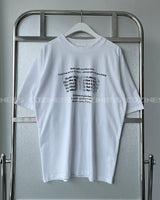 ブラーレタリングショートスリーブTシャツ / CH Blur Lettering Short-Sleeved T-Shirt (2 colors)