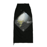 221-SHIRRING GRAPHIC LONG-SKIRT(NONE-FLEECE) (6677538537590)