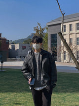 Mr Winter Leather Jacket (2color) (6624032260214)