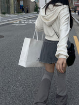 カラーマッチングスリットレッグウォーマー / color matching slit leg warmer