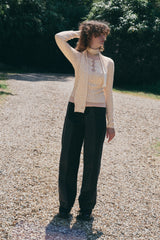 CHERRY BOHEMIAN SLIM MUFFLER [SALMON]