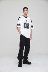 フットボールスタージャージオーバーサイズTシャツ / FOOTBALL STAR JERSEY OVERSIZED T-SHIRT OFF WHITE