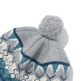 CHERRY BOHEMIAN POMPOM CAP [BLUE]