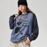 Cat Raglan Long sleeve [2 Color]