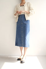 ローザデニムスカート / ROSA DENIM SK / H LINE SKIRT