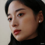 14Kゴールド スワロフスキーパールピアス/14K Gold Swarovski Pearl Earring (10mm + 14k gold clutch)
