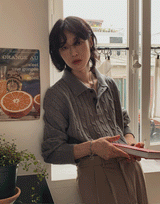 ポスターケーブルニット (3 color)