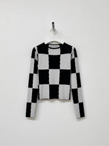 CHECK HOLE KNIT