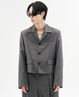 ロンドスリーボタンブレザー / [自主製作] Lond three button blazer (2 color)