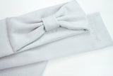 Ribbon Muffler_White Gray