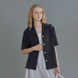 マーガレット リネン ハーフジャケット / Margaret linen half jacket