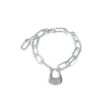 ホボロックチェーンブレスレット / HOBO LOCK CHAIN BRACELET