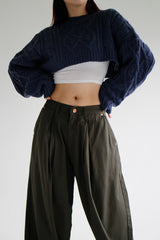 ボレロクロップニット/Dia Bolero Crop Knit (4color)