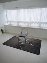 mono seaside rug - L