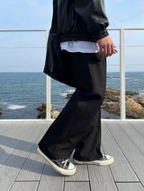 メリーディタッチャブルフーディライダージャケット / MELLY DETACHABLE HOODY RIDER JACKET(2COLOR)