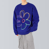 Clover Embroidered Knit