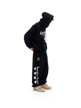 DOODLE SWEAT PANTS (BLACK)