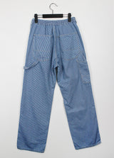 ストライプバンディングデニムパンツ/striped banding denim pants