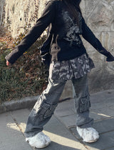 ポケットカモプリーツスカート / Pocket Camo Pleats Skirt