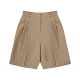 2タックバルミューダハーフパンツ / Two-tuck bermuda half pants