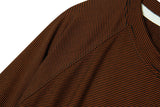 ストライプエアコンフォートショートスリーブTシャツT68/Striped Air Comfort Short Sleeved T-Shirt T68 Orange