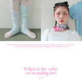 color scarf(pink)
