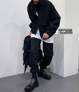 ワックス コーテッド クロップド ボンバージャケット / OWN Wax Coated Cropped Bomber Jacket (3 colors)