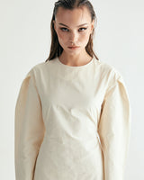 CN STRING MAXI ONEPIECE - GLOSSY CREAM BEIGE (6635994087542)