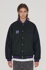 COIN VARSITY JACKET / GREEN (6601035939958)